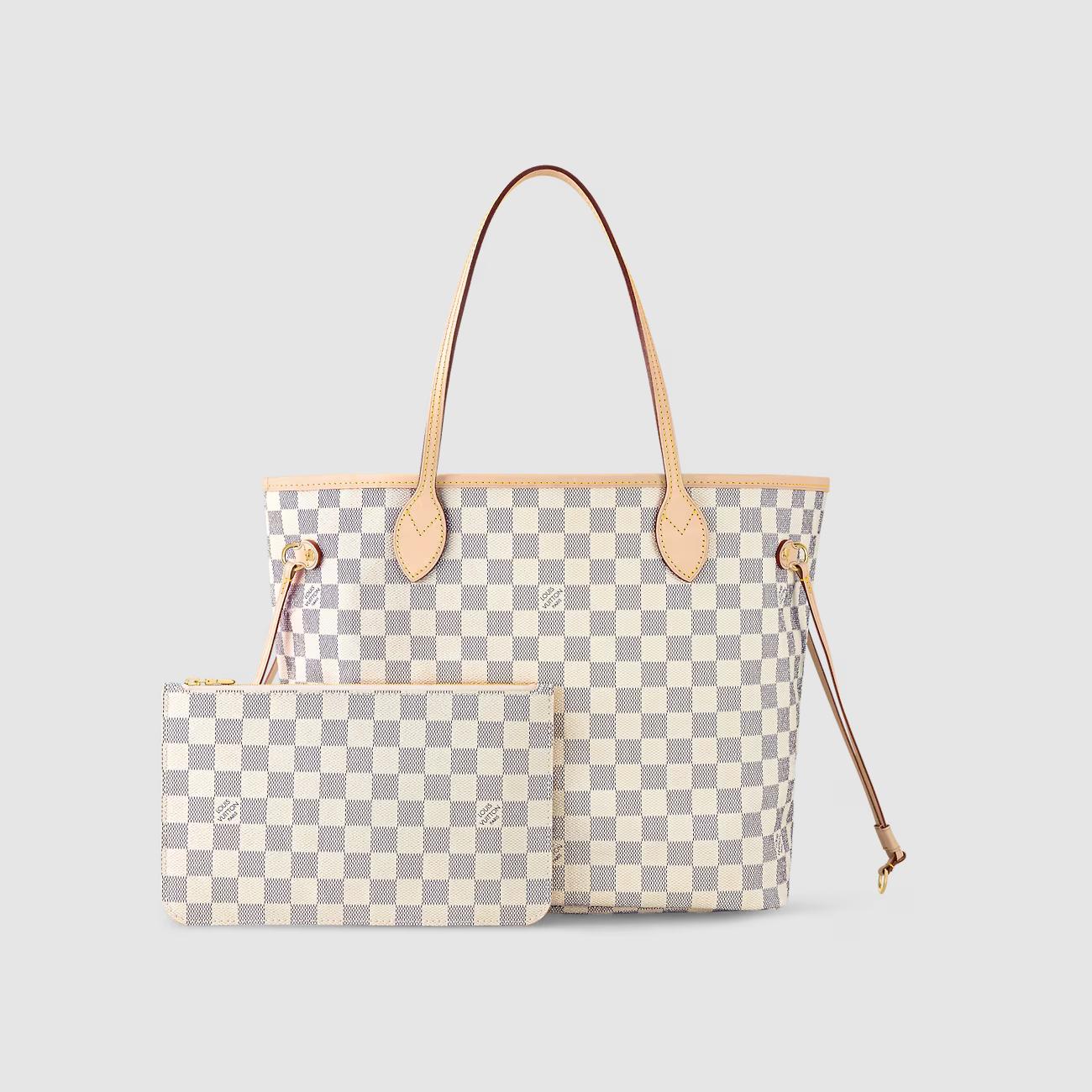 Túi Louis Vuitton Neverfull MM Nữ Damier Zur Be